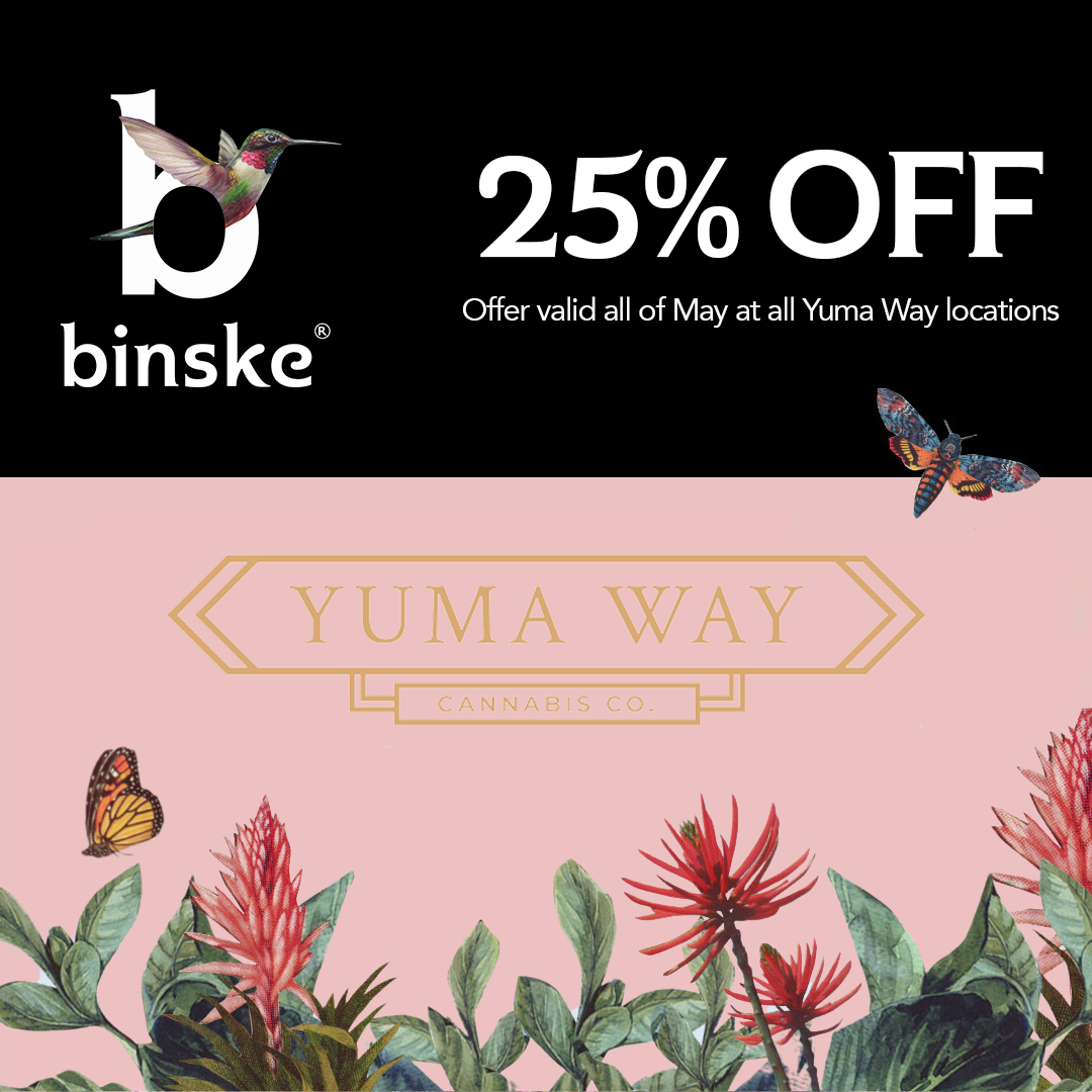 25% off binske at yuma way