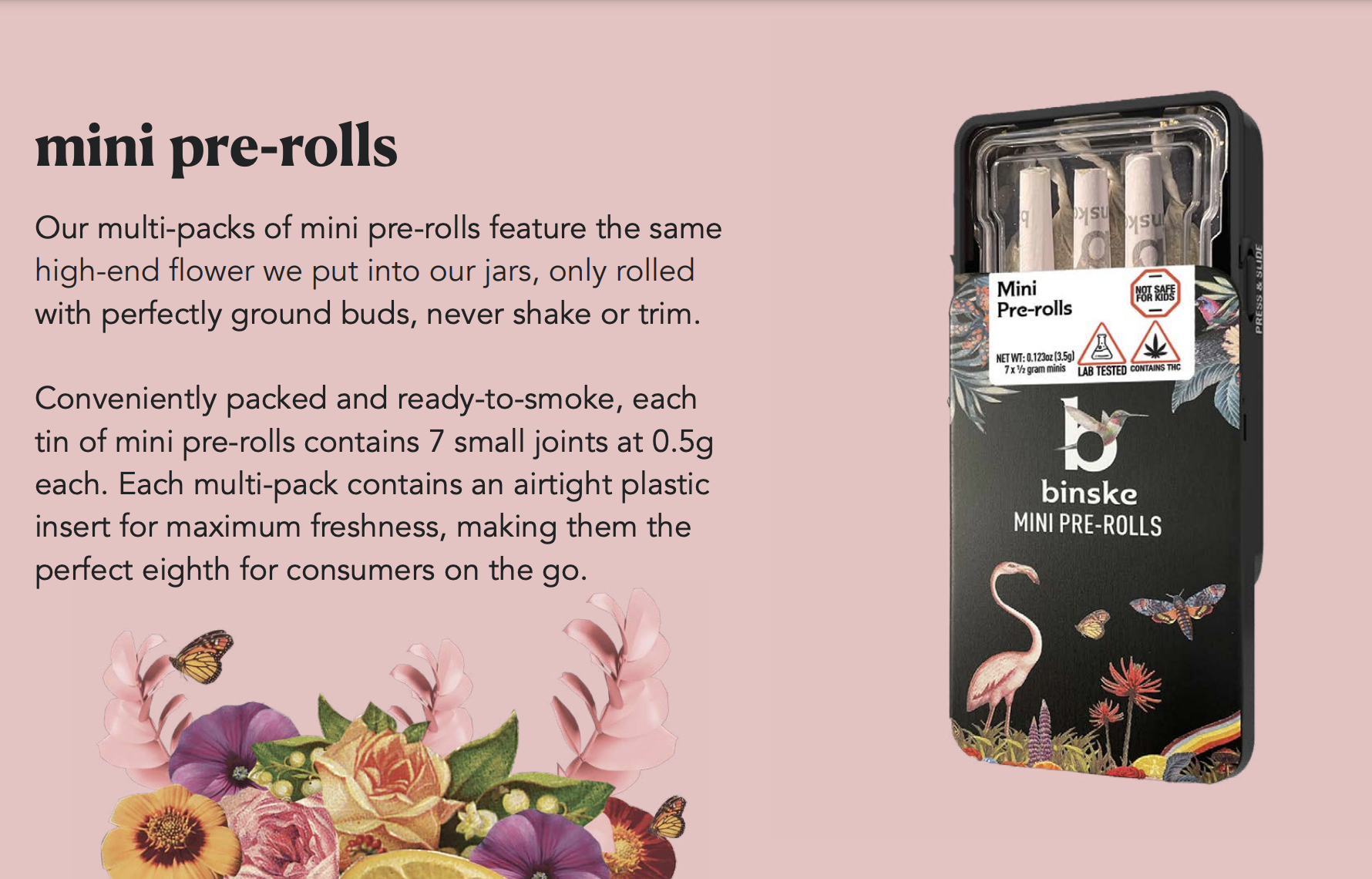 binske mini pre-roll packs