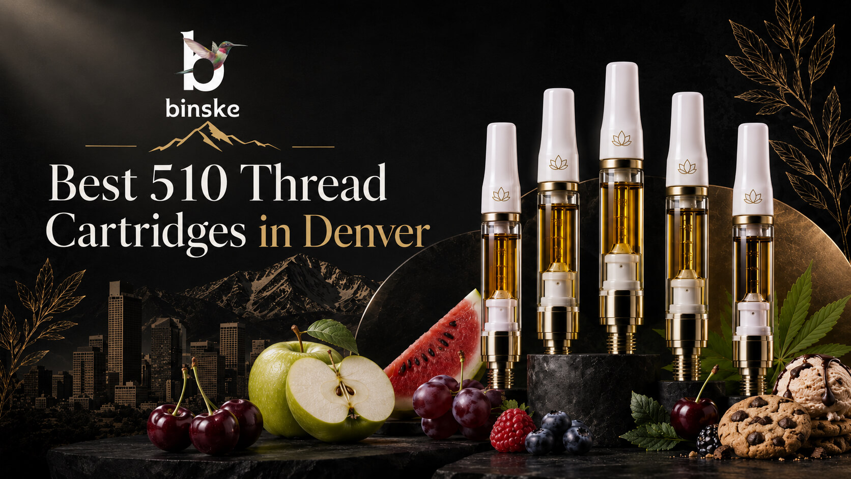 Best 510 thread cartridges in Denver by Binske